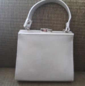 Small silver dress purse